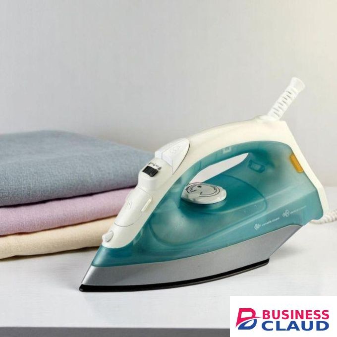 GREEN AND WHITE STEAM IRON - RM/306