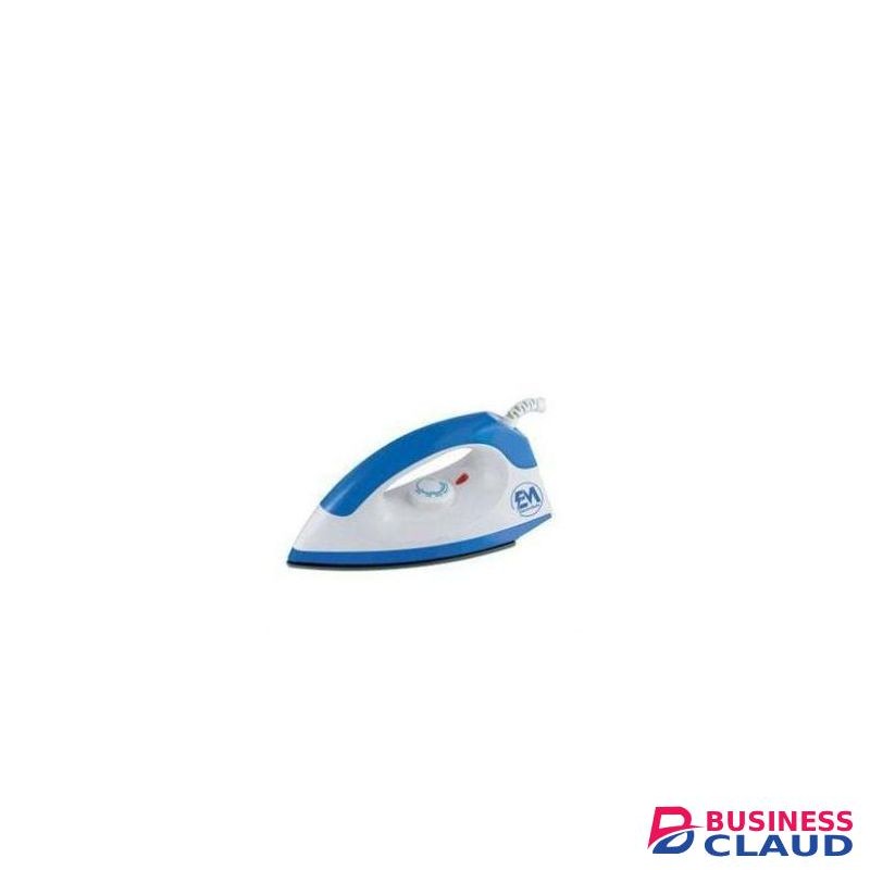 ElectroMate Dry Electric Iron Box – 1000W Lightweight Iron with 5-Gear Temperature Control & Non-Stick Soleplate