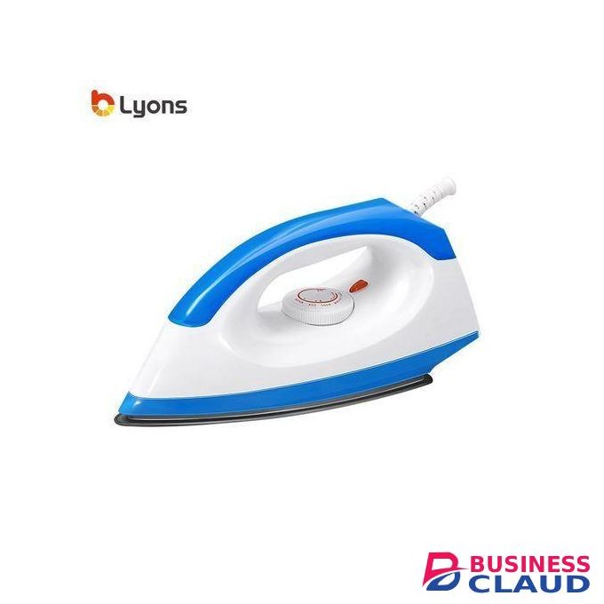 High Quality Electric Dry Iron Box with Non-stick sole plate - 1000W Blue(1YR WRTY)