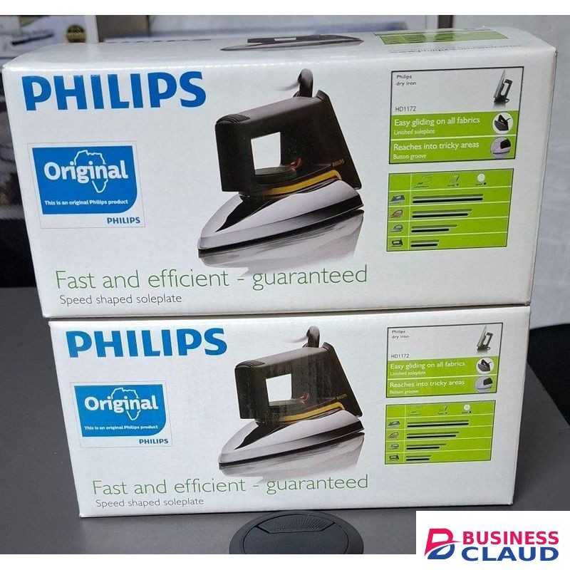 Philips-Style Dry Iron Box (Copy Version) – Fast Heating Household Iron
