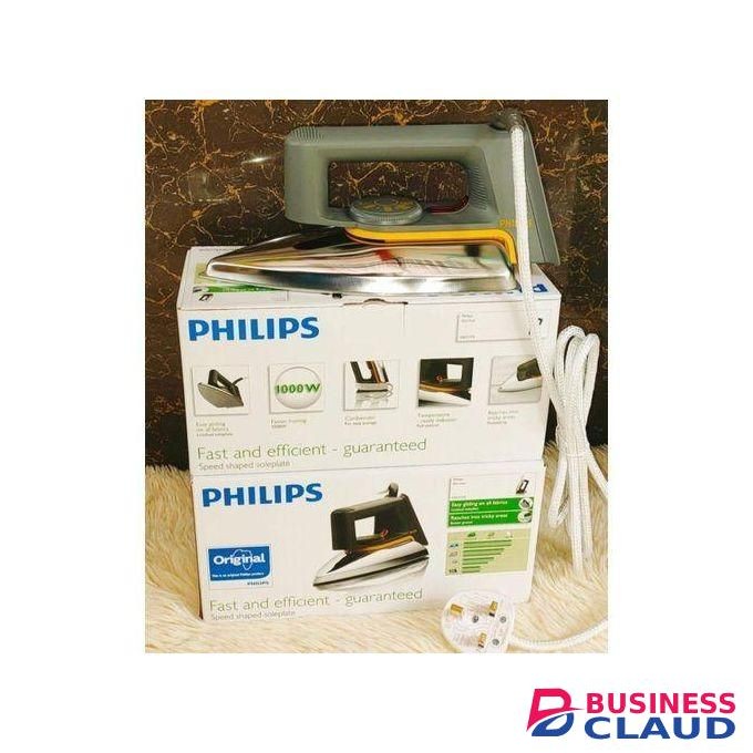 Philips Heavy-Duty Original Dry Iron with Three-Stud Plug – The Ultimate Solution for Effortless, Professional-Quality Ironing at Home!