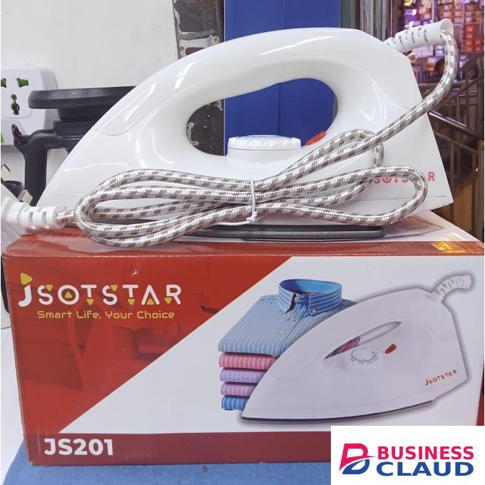 JSOT Original Dry Iron Box- NON STICK SOLEPLATE - JS201