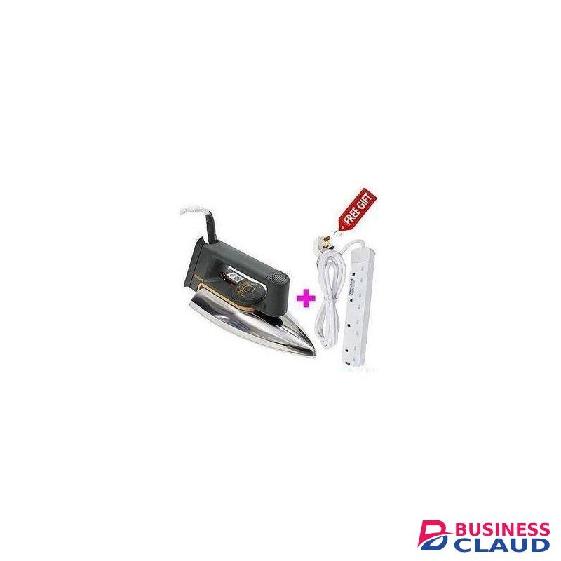 AILYONS .AILYONS Powerful Dry Iron Box Electric-PLUS FREE FOUR WAY SOCKET