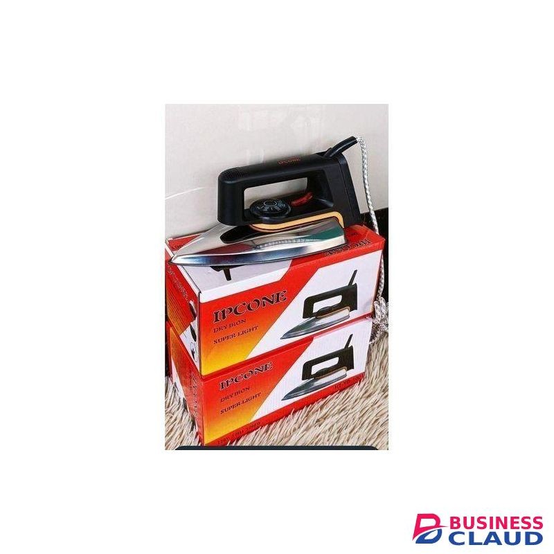 IPCONE Electric Dry Iron Box black silver.