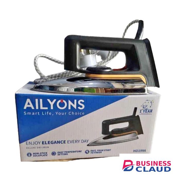 AILYONS Non Stick Sole Dry Iron
