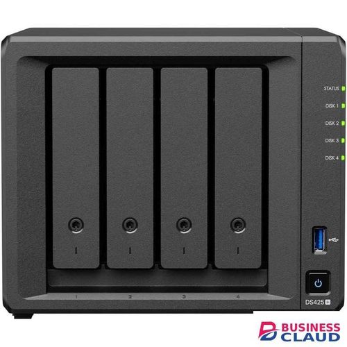 Synology DiskStation DS425+ 4-Bay Enterprise NAS Server, Dual Gigabit LAN, Advanced Data Protection & Business Continuity Solution