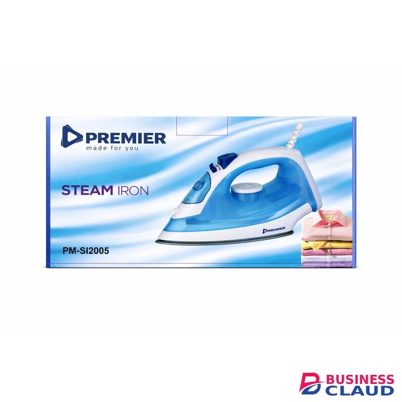 Premier Steam Iron With Smooth Glide Soleplate