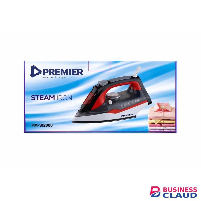 Premier Steam Iron With Powerful Heating Plate
