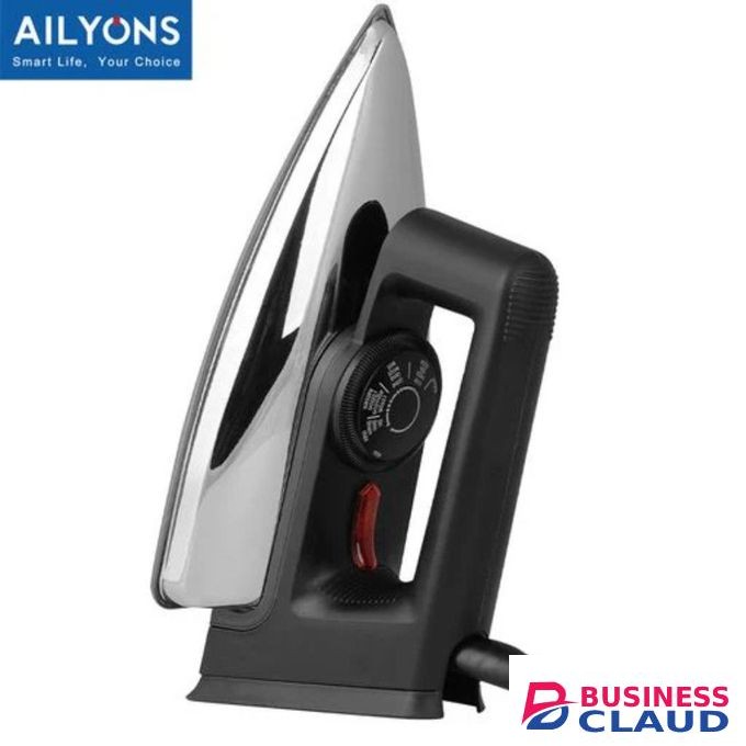 AILYONS Electric Iron Box Stainless Steel Bottom Plate, Dry Iron lightweight Clothes Iron with Adjustable Temperature Control Non-Stick Soleplate for Smooth Ironing