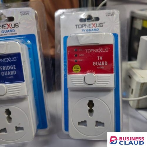 TOPNEXUS TV and Fridge Guard Voltage Protector – 13 Amp Surge Protection for Safe Operation of Home Appliances