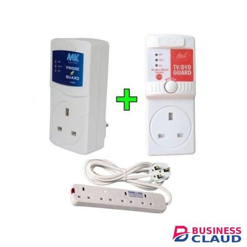 MK AUTOMATIC VOLTAGE GUARD FOR HOME APPLIANCES – PROTECTS TV, FRIDGE, DECODER & MORE