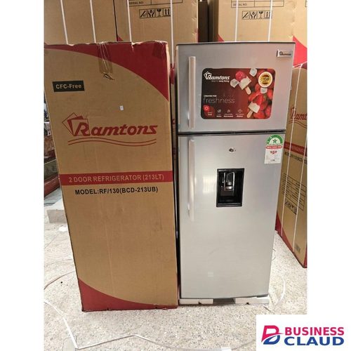 Double door fridge 213 litres with dispenser