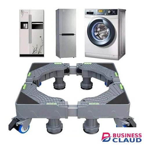 Heavy duty fridge stand washing machine stand trolley expandable 42-68cm both sides