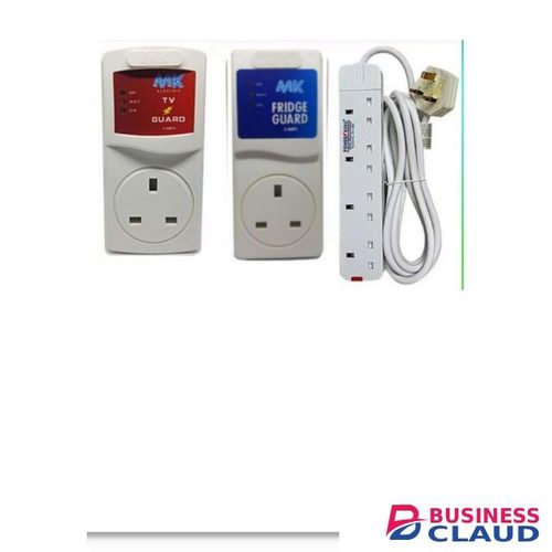 MK Fridge guard plus TV guard and extension 4 way reliable voltage protection