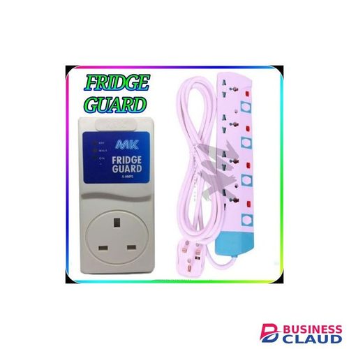 MK Single Door Fridge Guard + Free Safe Switch 4-Way Extension