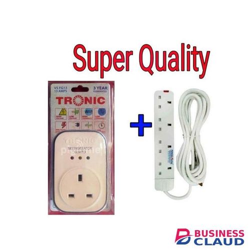 Tronic Fridge Guard 13Amps Rated.3 Years Guarantee.free 4 Way Extension