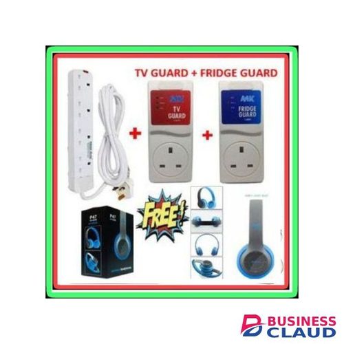 MK TV Guard+ Fridge Guard +Extension +Headsets Itel Phones & Others
