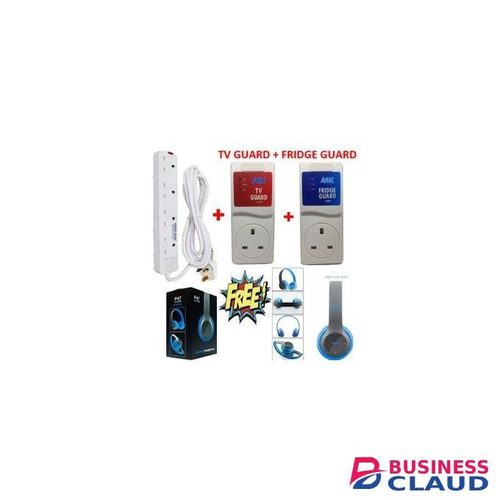 MK TV Guard White +Fridge Guard+ BT HEADPHONES P47