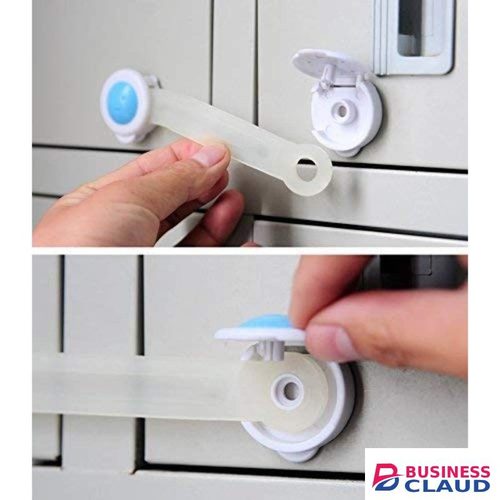 3pcs Baby Safety Locks Child Proof Cabinets, Drawers, Appliances, Toilet Seat, Fridge and Oven