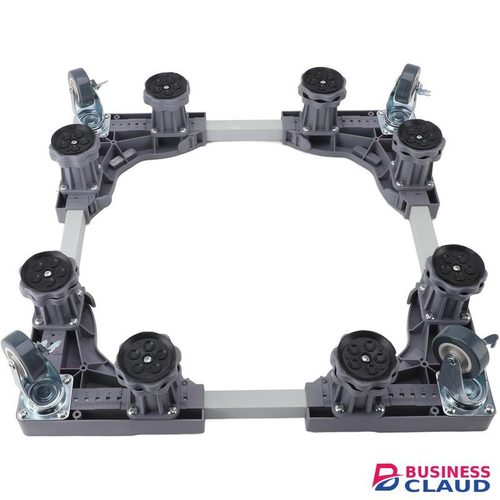 Heavy-duty Adjustable Base with Rollers for Washing Machine or Fridge