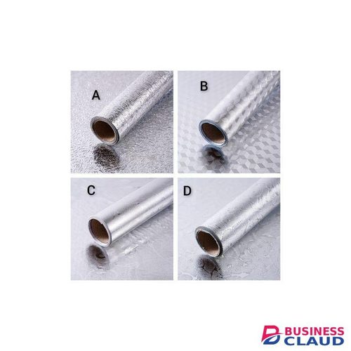 Contact Paper Roll - Peel Stick Aluminum Foil Sheet Self Adhesive Oil-Proof Waterproof Kitchen Decorative Wallpaper Protector for Countertop Stoves Fridge Dishwasher Appliances- 60cm by 5meters
