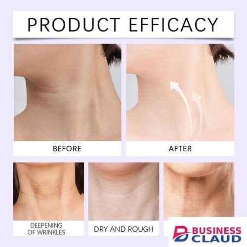 Neck Lift C ream with AH8 & Retinol, 2-in-1 Neck Firming C ream with Double Rollers