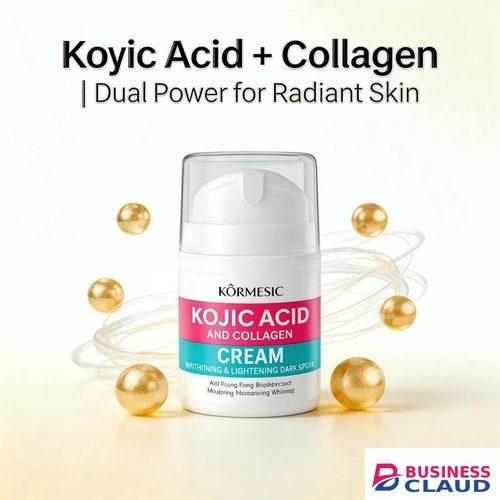KORMESIC Kojic Acid Collagen Whing Face Cream 50g | Brighten Skin & Lighten Spots