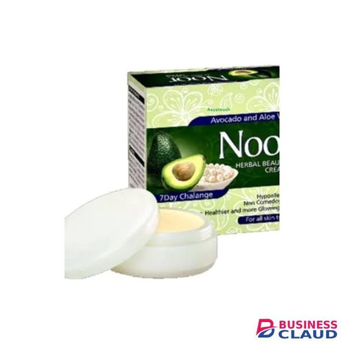 Noor Herbal Beauty Cream avocado & Aloe Vera 7 Days Challenge For All Skin Types 100% original
