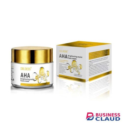 DR.DESS AHA Moisturizing Face Cream reduce fine lines, wrinkles, and acne while providing hydration and increasing collagen production Improves Product Absorption