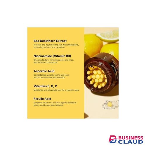 Medicube Korean Skincare Same Deep Vitamin C Gold Capsule Moisturizer Liposomal Anti-Wrinkle Skincare