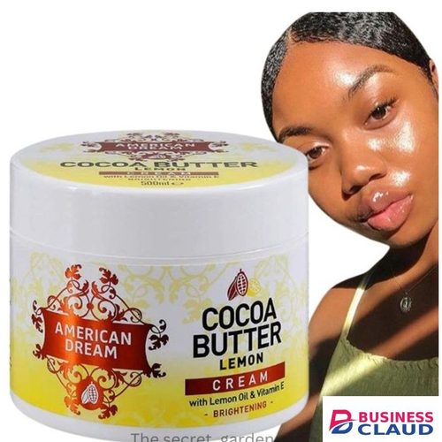 American Dream Cocoa Butter Lemon Cream With Lemon Oil & Vitamin E 500ml