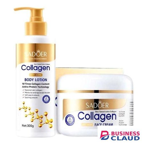 Collagen Collag en 2 IN 1 Hand And Body lotion and Face Cream For Anti-aging,Moisturizing Skin Care set
