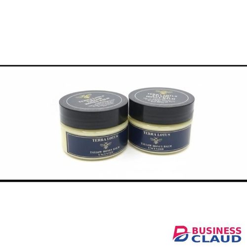 Terra Lotus - Organic Grass-Fed Beef Tallow Balm with Raw Honey - Moisturizing Cream for Soft, Smooth Skin - Handmade All-Natural Moisturizer unscented