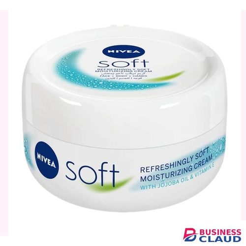 Nivea Refreshing Soft Moisturizing Cream with Jojoba Oil and Vitamin E for Face, Body and Hands - 200ml