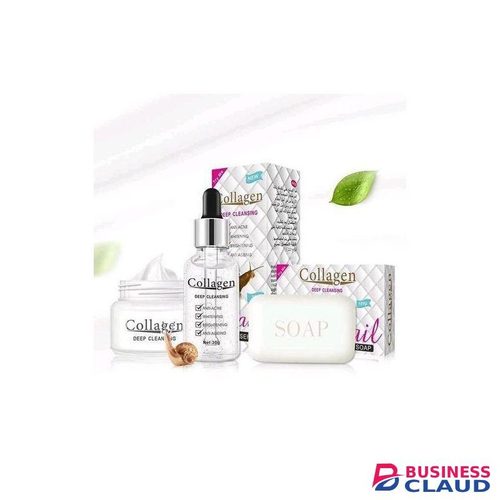Collagen Anti-aging Face Cream +Face Serum + Face Soap