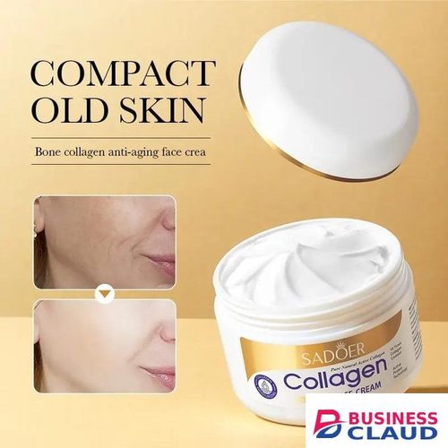 SADOER Collagen Premium Skin Cream - Anti Aging Face and Body Moisturizer, Intense Skin Hydration and Firmness