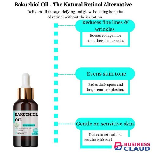 Mekis Bakuchiol Oil – The Natural Retinol Alternative,Smooths fine lines and wrinkles