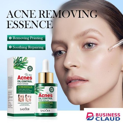 SADOER Tea Tree Acne Oil Control Face Serum for Fade Acne Marks, Repair, Moisturizing and Delicate