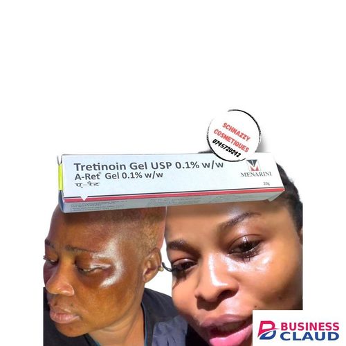 Menarini A-RET Tretinoin Gel (USP 0.05% 0.1% w/w) - Refined Glow Evened Out Clear Skin Firmness Target Melasma Skin Discoloration Aging Fine Lines Cell Renewal & Turnover Boost Collagen