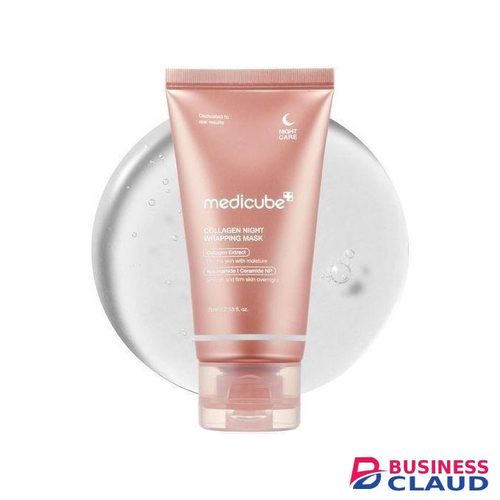 Medicube Collagen Night Wrapping Mask with Niacinamide. Smooths, Firms, Moisturizes