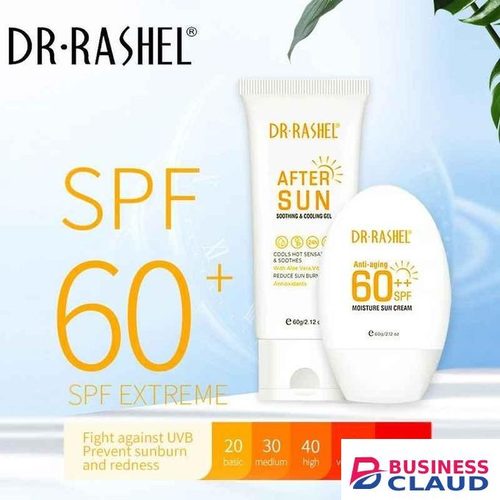 DR RASHEL 2in 1 Anti-Aging and Moisture Sun Cream, Sunscreen For Face and Body