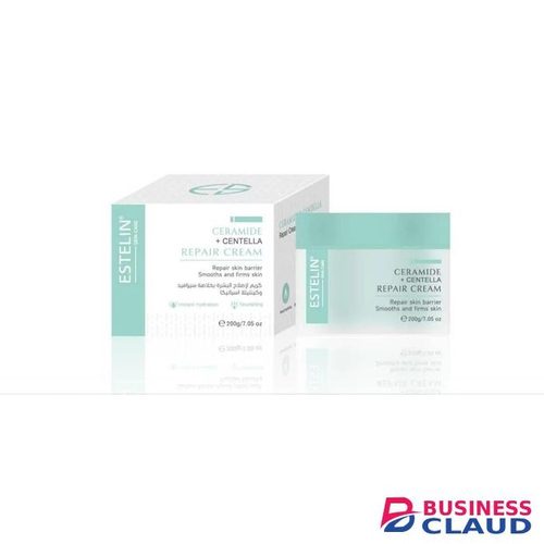 ESTELIN Ceramide + Centella Repair Cream 200g – Skin Barrier Strengthening & Deep Hydration Moisturizer for Sensitive Skin