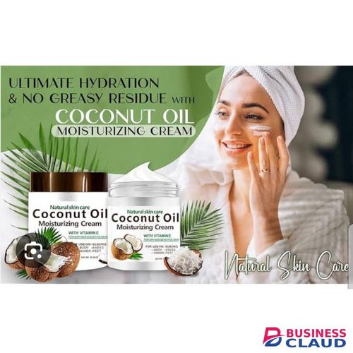 Natural Skin Care Coconut Oil Moisturizing Cream – Deep Hydration & Nourishment for Soft, Healthy Skin