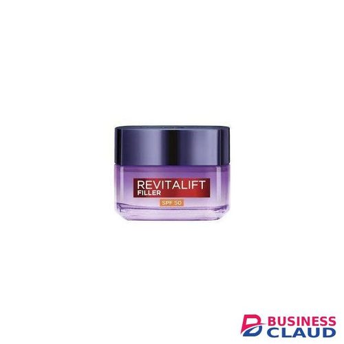L'OrÃ©al Revitalift Filler Deep Replumping Ant-Aging Cream SPF50 Day Cream with Hyaluronic Acid, Fills Wrinkels, Replumps Skin, 50ml