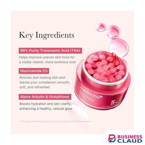 Medicube TXA Niacinamide Capsule Cream Targeted Dark Spot Correction Brightening And Deep Moisture For Even Clear Skin