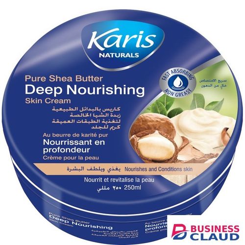 Karis Pure Shea Butter Deep Nourishing Skin Cream-250mL