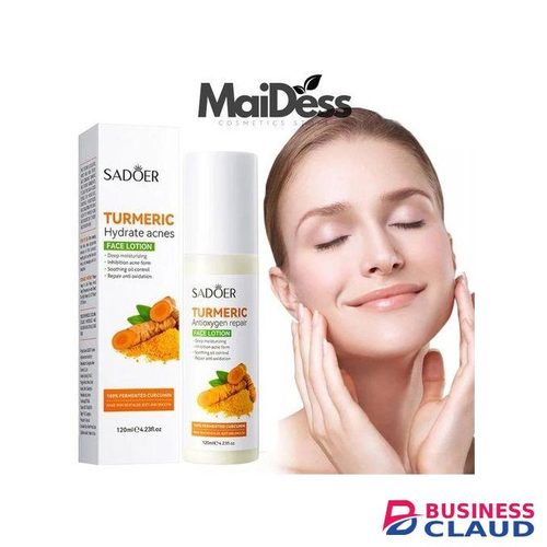SADOER TURMERIC REPAIR FACE LOTION FOR DEEP MOISTURIZING,SOOTHING OIL CONTROL AND REPAIR ANTI-OXIDATION