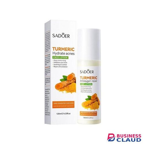 SADOER Turmeric Antioxygen Repair Deep Moisturizing Inhibition Acne Form Soothing Oil Control Face Lotion