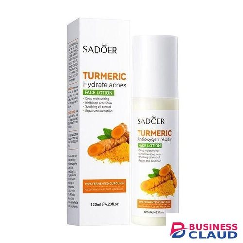 SADOER tumeric anti oxygen repair face lotion deep moisturizing aand acne inhibition 120ml