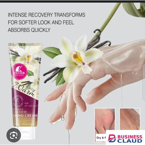 Roushun Cozy Warm Vanilla Cashmere Hand Cream – Deep Moisturizing & Soothing Formula for Soft, Comforted Hands